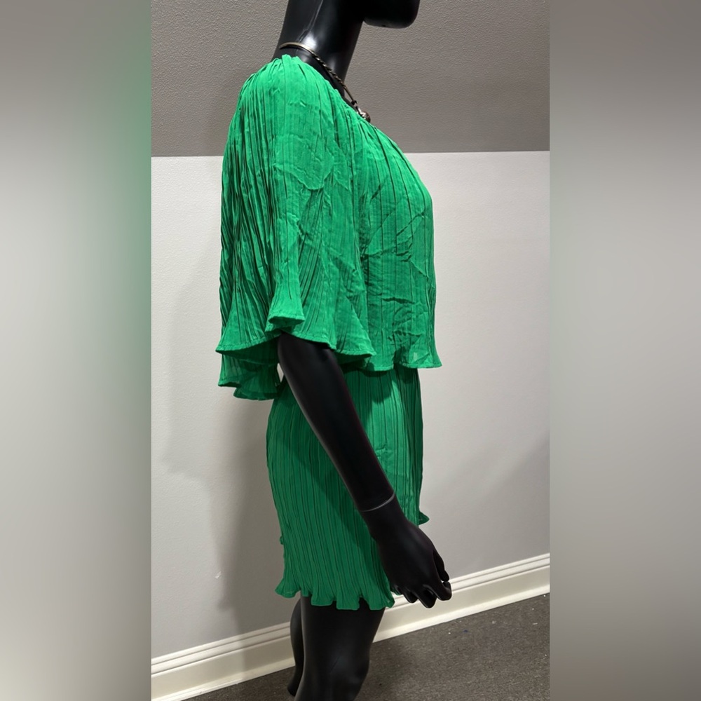 Aaron & Amber green off the shoulder romper shorts excellent condition L large - Picture 5 of 11
